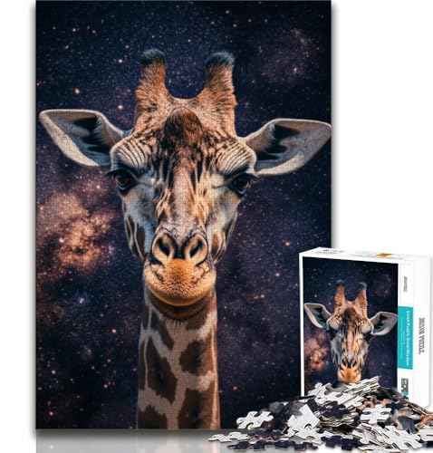 Puzzles für Erwachsene und Jugendliche, Puzzle Fantasy Giraffe, anspruchsvolles Spiel, ganze Familie, 38x26cm von GKJPOXZJ