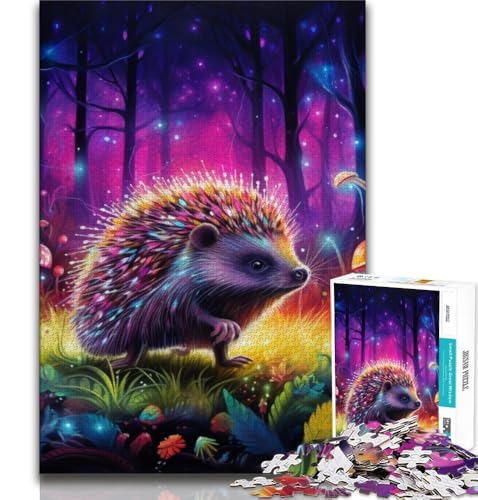 Puzzles für Erwachsene und Jugendliche, Puzzle-Kunst, Igel, anspruchsvolles Spiel, ganze Familie, 38x26cm Puzzles für Erwachsene und Jugendliche, Puzzle-Kunst, Igel, anspruchsvolles Spiel, ganze Familie, 38x26cm von GKJPOXZJ