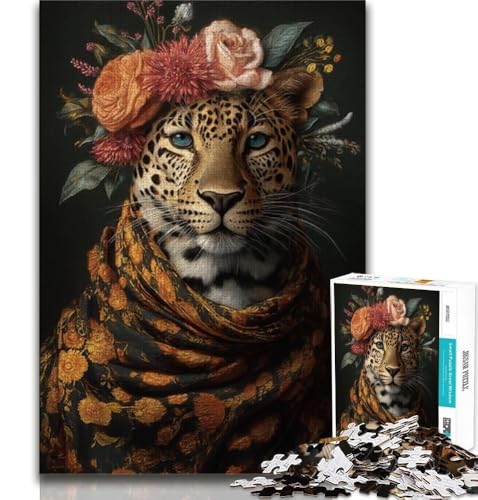 Puzzles für Erwachsene und Jugendliche, Puzzle Leopard, anspruchsvolles Spiel, ganze Familie, 38x26cm Puzzles für Erwachsene und Jugendliche, Puzzle Leopard, anspruchsvolles Spiel, ganze Familie, 38x26cm von GKJPOXZJ