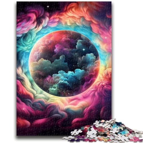 Puzzles für Erwachsene und Jugendliche Fantasy-Landschaftspuzzles für Erwachsene mit passendem Poster und Quizblatt für Kinder ab 14 Jahren (75x50cm) von GKJPOXZJ