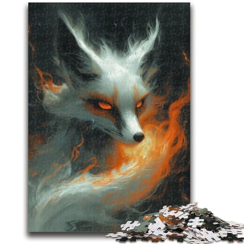 Puzzles für Erwachsene und Jugendliche Fuchs-Puzzles für Erwachsene mit passendem Poster und Quizblatt für Kinder ab 14 Jahren (75x50cm) von GKJPOXZJ