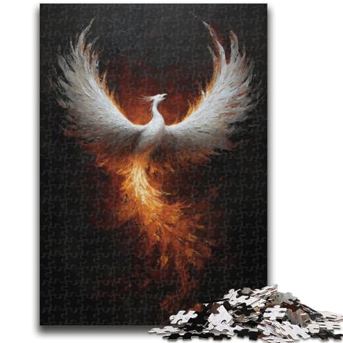 Puzzles für Erwachsene und Jugendliche Phoenix Puzzles für Erwachsene, mit passendem Poster und Quizblatt für Kinder ab 14 Jahren (75x50cm) von GKJPOXZJ