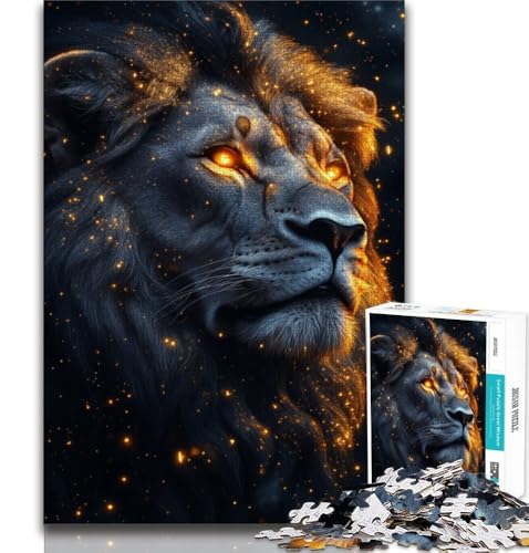 Puzzles für Erwachsene und Teenager, Fantasy-Löwe, anspruchsvolles Spiel und Lernspiel für die ganze Familie zum Geburtstag, Weihnachten, 38x26cm Puzzles für Erwachsene und Teenager, Fantasy-Löwe, anspruchsvolles Spiel und Lernspiel für die ganze Familie zum Geburtstag, Weihnachten, 38x26cm von GKJPOXZJ