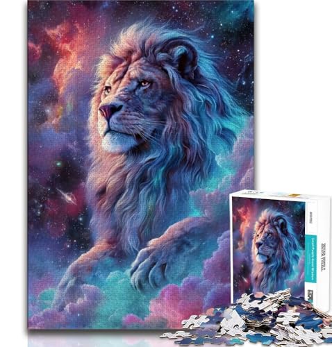 Puzzles für Erwachsene und Teenager, Fantasy-Löwe, anspruchsvolles Spiel und Lernspiel für die ganze Familie zum Geburtstag, Weihnachten, 75x50cm Puzzles für Erwachsene und Teenager, Fantasy-Löwe, anspruchsvolles Spiel und Lernspiel für die ganze Familie zum Geburtstag, Weihnachten, 75x50cm von GKJPOXZJ
