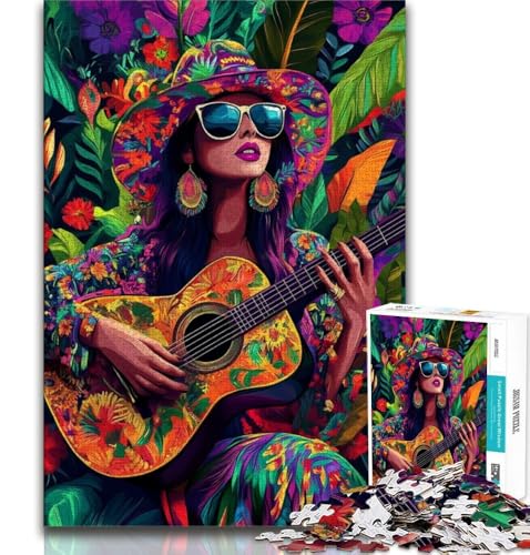 Puzzles für Teenager, 1000 Puzzles, Gitarre Spielen, anspruchsvolles Spiel und Familienspiel, Geburtstagsgeschenk, Geschenke, Wandkunst, 75x50cm Puzzles für Teenager, 1000 Puzzles, Gitarre Spielen, anspruchsvolles Spiel und Familienspiel, Geburtstagsgeschenk, Geschenke, Wandkunst, 75x50cm von GKJPOXZJ