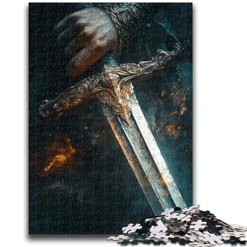 Puzzles für Teenager, 1000 Puzzles Der Löwe und der Ritter, anspruchsvolles Spiel, ganze Familie (75x50cm) von GKJPOXZJ