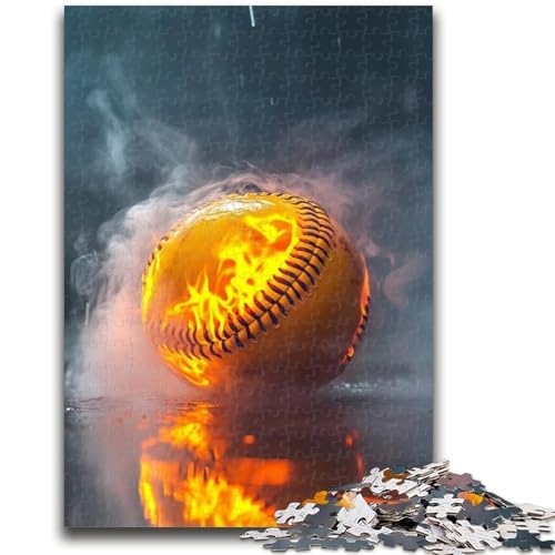 Puzzles für Teenager, 1000 Softball-Sport-Puzzles für Teenager, anspruchsvolles Spiel, ganze Familie (75x50cm) von GKJPOXZJ