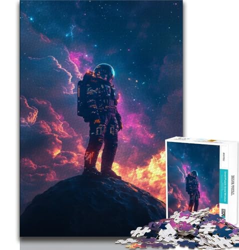 Puzzles für Teenager, 1000 Teile, Astronauten-Lesung, für Lernspiele, Herausforderung, Spielzeug, Geburtstagsgeschenk, Geschenke, Wandkunst, 75x50cm Puzzles für Teenager, 1000 Teile, Astronauten-Lesung, für Lernspiele, Herausforderung, Spielzeug, Geburtstagsgeschenk, Geschenke, Wandkunst, 75x50cm von GKJPOXZJ