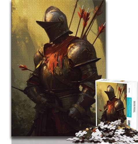 Puzzles für Teenager, 1000 Teile, Mächtiger mittelalterlicher Ritter, Künstlerische Wanddekoration & Geburtstagsgeschenkidee für Freunde, Home Office, 38x26cm Puzzles für Teenager, 1000 Teile, Mächtiger mittelalterlicher Ritter, Künstlerische Wanddekoration & Geburtstagsgeschenkidee für Freunde, Home Office, 38x26cm von GKJPOXZJ