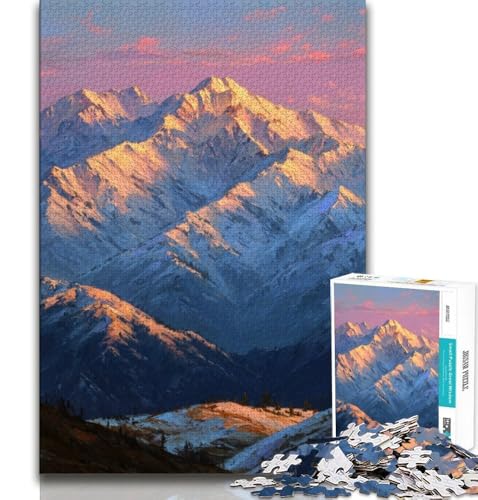 Puzzles für Teenager, 1000 Teile, Schneeberglandschaft, für Lernspiele, Herausforderungen, Spielzeug, Geburtstagsgeschenk, Geschenke, Wandkunst, 75x50cm Puzzles für Teenager, 1000 Teile, Schneeberglandschaft, für Lernspiele, Herausforderungen, Spielzeug, Geburtstagsgeschenk, Geschenke, Wandkunst, 75x50cm von GKJPOXZJ