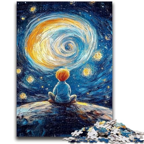 Puzzles für Teenager, Der kleine Prinz des Nachthimmels, Puzzles für Erwachsene, Stressabbau, Staycation, Zeitvertreib, Heimdekorationsspielzeug (38x26cm) von GKJPOXZJ