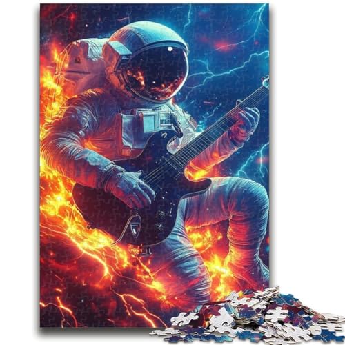 Puzzles mit 1000 Teilen für Erwachsene, Geschenke, Musik-Astronauten-Puzzles für Erwachsene, Stressabbau, Urlaub zu Hause, Zeit totschlagen, Liebe zwischen Paaren stärken (38x26cm) von GKJPOXZJ