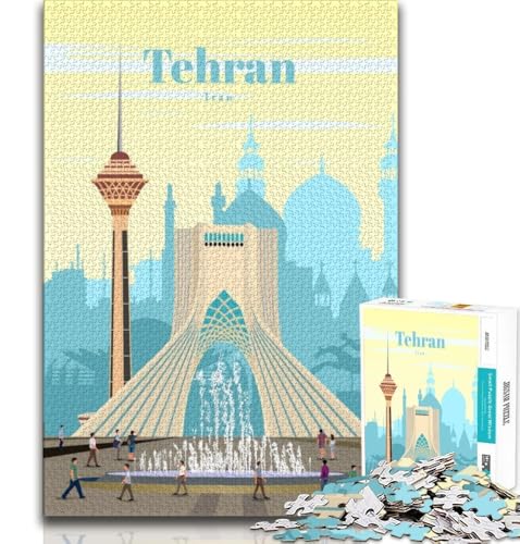 Reise-nach-Teheran-Puzzle für Teenager, 1000 Teile, anspruchsvolles Spiel und Familienspaß mit vollständig ineinandergreifenden, zufällig geformten Teilen, 75x50cm Reise-nach-Teheran-Puzzle für Teenager, 1000 Teile, anspruchsvolles Spiel und Familienspaß mit vollständig ineinandergreifenden, zufällig geformten Teilen, 75x50cm von GKJPOXZJ