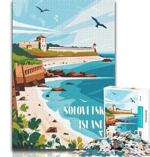Solovetsky Serenity 1000-teiliges Puzzle für Erwachsene und Jugendliche, Denkspiel, Wanddekoration, einzigartige Geburtstags, 38x26cm Solovetsky Serenity 1000-teiliges Puzzle für Erwachsene und Jugendliche, Denkspiel, Wanddekoration, einzigartige Geburtstags, 38x26cm von GKJPOXZJ