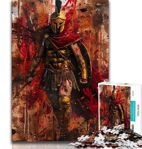 Spartanischer Krieger, Mal-Puzzle für Teenager, anspruchsvolles Spielspielzeug, jedes Teil ist einzigartig – anspruchsvolles Familienspiel, 38x26cm Spartanischer Krieger, Mal-Puzzle für Teenager, anspruchsvolles Spielspielzeug, jedes Teil ist einzigartig – anspruchsvolles Familienspiel, 38x26cm von GKJPOXZJ