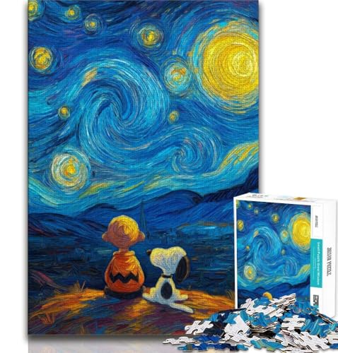 Sternenhimmel-Puzzle für Erwachsene, 1000 Teile, „Staycation – Zeit totschlagen“ mit vollständig ineinandergreifenden, zufällig geformten Teilen, 38x26cm Sternenhimmel-Puzzle für Erwachsene, 1000 Teile, „Staycation – Zeit totschlagen“ mit vollständig ineinandergreifenden, zufällig geformten Teilen, 38x26cm von GKJPOXZJ