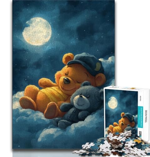 Teddybär-Puzzle, 1000 Teile, für Teenager, anspruchsvolles Spiel und Familienspiel, Wanddekoration, einzigartige Geburtstags, 38x26cm Teddybär-Puzzle, 1000 Teile, für Teenager, anspruchsvolles Spiel und Familienspiel, Wanddekoration, einzigartige Geburtstags, 38x26cm von GKJPOXZJ