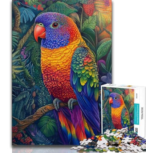 Tier-Papagei-Puzzle, 1000 Teile, für Teenager, Lernspiele, Heimdekoration, als Geschenk für die ganze Familie, 38x26cm Tier-Papagei-Puzzle, 1000 Teile, für Teenager, Lernspiele, Heimdekoration, als Geschenk für die ganze Familie, 38x26cm von GKJPOXZJ