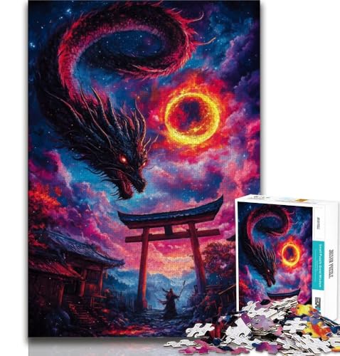 Torii-Tor-Drache-Puzzle für Erwachsene und Jugendliche, 1000 Teile, Stressabbau, Zeitvertreib zu Hause, mit passendem Poster und Quizblatt, 75x50cm Torii-Tor-Drache-Puzzle für Erwachsene und Jugendliche, 1000 Teile, Stressabbau, Zeitvertreib zu Hause, mit passendem Poster und Quizblatt, 75x50cm von GKJPOXZJ