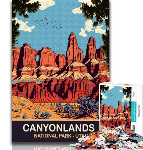 Two Bob Arch 1000-teiliges Puzzle für Erwachsene und Jugendliche, Denksportspiel, Wanddekoration, einzigartige Geburtstags, 75x50cm von GKJPOXZJ