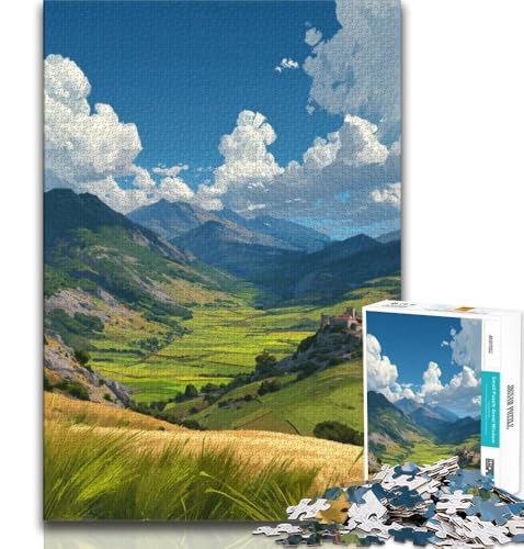 Wunderschöne Berge, 1000-teiliges Puzzle für Erwachsene und Jugendliche, entspannendes intellektuelles Lernspielzeug, Geburtstagsgeschenk, Geschenke, Wandkunst, 38x26cm Wunderschöne Berge, 1000-teiliges Puzzle für Erwachsene und Jugendliche, entspannendes intellektuelles Lernspielzeug, Geburtstagsgeschenk, Geschenke, Wandkunst, 38x26cm von GKJPOXZJ