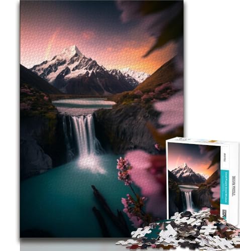 Wunderschöne Berge und Seen, 1000-teiliges Puzzle für Teenager, Geschenke, dekomprimierendes intellektuelles Lernspielzeug, Wichtelgeschenke, 38x26cm Wunderschöne Berge und Seen, 1000-teiliges Puzzle für Teenager, Geschenke, dekomprimierendes intellektuelles Lernspielzeug, Wichtelgeschenke, 38x26cm von GKJPOXZJ