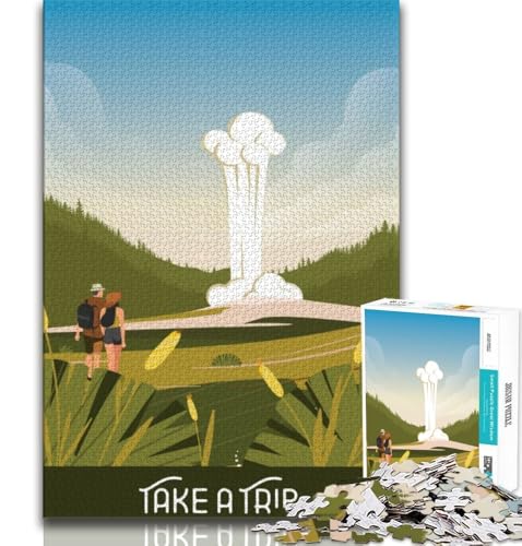 Yellowstone-Puzzle für Erwachsene, 1000 Teile, anspruchsvolles Spiel und Familienspiel, Wanddekoration, einzigartige Geburtstags, 38x26cm Yellowstone-Puzzle für Erwachsene, 1000 Teile, anspruchsvolles Spiel und Familienspiel, Wanddekoration, einzigartige Geburtstags, 38x26cm von GKJPOXZJ