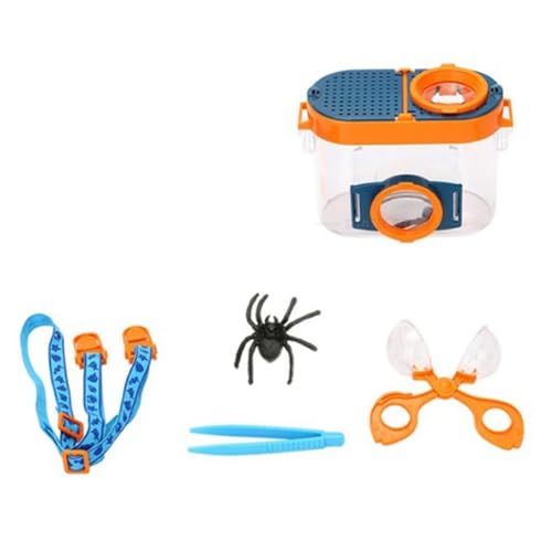 GKKICO Käferbeobachter: Outdoor-Insektenbox mit Lupe, Beobachtungs-Set & Insektenfänger für Kinder, Naturerkundungs-Werkzeug-Set von GKKICO