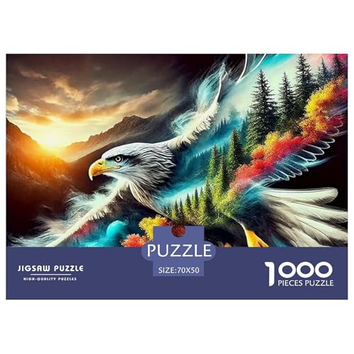 Adler 1000 Teile Puzzle Für Erwachsene Und Kinder Ab 12 Jahren Herausforderndes Geschicklichkeitsspiel Für Die Ganze Familie Familienspiel Geschenk Für Liebhaber Oder Freunde 70x50cm/1000pcs Adler 1000 Teile Puzzle Für Erwachsene Und Kinder Ab 12 Jahren Herausforderndes Geschicklichkeitsspiel Für Die Ganze Familie Familienspiel Geschenk Für Liebhaber Oder Freunde 70x50cm/1000pcs von GKWEQPQWK