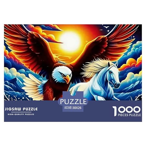 Adler 1000 Teilen Puzzle Für Erwachsene Und Kinder Ab 12 Jahren Kreative Unterhaltung Spaß Klassisches Geschicklichkeitsspiel Für Die Ganze Familie Perfekt Für Spieleabende Geschenk Für Liebhaber Ode von GKWEQPQWK