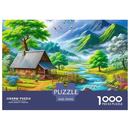 Berglandschaft 1000 Teilen Puzzle Für Erwachsene Und Kinder Ab 12 Jahren Herausforderndes Premium Quality Familienspiel Geschenk Für Liebhaber Oder Freunde 70x50cm/1000pcs Berglandschaft 1000 Teilen Puzzle Für Erwachsene Und Kinder Ab 12 Jahren Herausforderndes Premium Quality Familienspiel Geschenk Für Liebhaber Oder Freunde 70x50cm/1000pcs von GKWEQPQWK