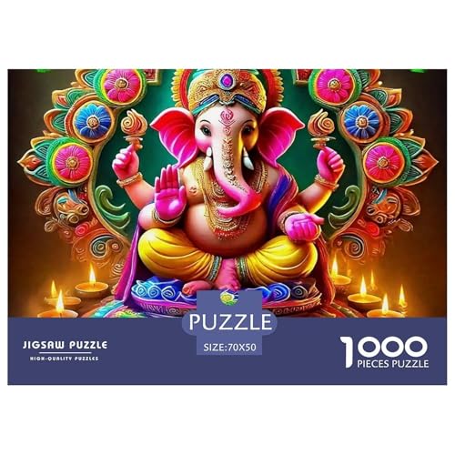 Buddha-Statue 1000 Teile Puzzle Für Erwachsene Und Kinder Ab 12 Jahren Kreative Unterhaltung Spaß Klassisches Geschicklichkeitsspiel Für Die Ganze Familie Familienspiel Geschenk Für Liebhaber Oder Fr von GKWEQPQWK