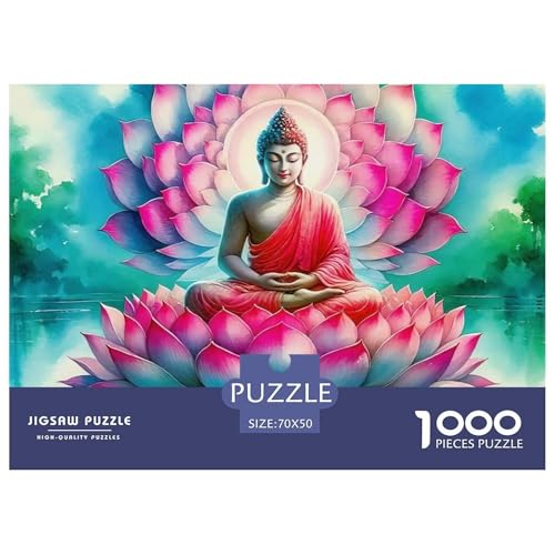 Buddha-Statue 1000 Teilen Puzzle Für Erwachsene Und Kinder Ab 12 Jahren Kreative Unterhaltung Spaß Klassisches Geschicklichkeitsspiel Für Die Ganze Familie Perfekt Für Spieleabende Geschenk Für Liebh von GKWEQPQWK