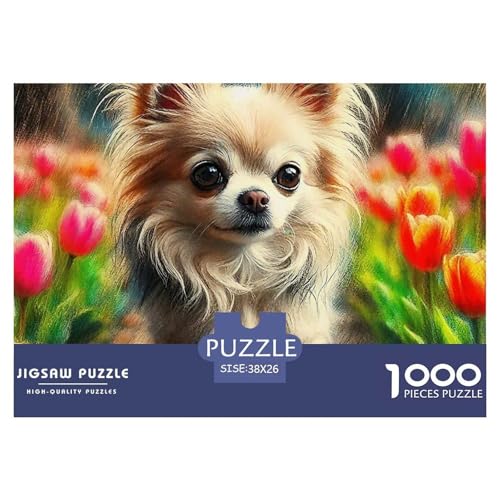 Chihuahua 1000 Teilen Puzzle Für Erwachsene Und Kinder Ab 12 Jahren Herausforderndes Geschicklichkeitsspiel Für Die Ganze Familie Familienspiel Geschenk Für Liebhaber Oder Freunde 38x26cm/1000pcs Chihuahua 1000 Teilen Puzzle Für Erwachsene Und Kinder Ab 12 Jahren Herausforderndes Geschicklichkeitsspiel Für Die Ganze Familie Familienspiel Geschenk Für Liebhaber Oder Freunde 38x26cm/1000pcs von GKWEQPQWK