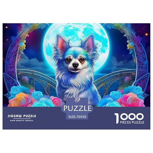 Chihuahua 1000 Teilen Puzzle Für Erwachsene Und Kinder Ab 12 Jahren Herausforderndes Geschicklichkeitsspiel Für Die Ganze Familie Perfekt Für Spieleabende Geschenk Für Liebhaber Oder Freunde 70x50cm/ Chihuahua 1000 Teilen Puzzle Für Erwachsene Und Kinder Ab 12 Jahren Herausforderndes Geschicklichkeitsspiel Für Die Ganze Familie Perfekt Für Spieleabende Geschenk Für Liebhaber Oder Freunde 70x50cm/ von GKWEQPQWK