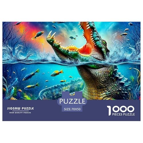 Cocodrilo 1000 Teile Puzzle Für Erwachsene Und Kinder Ab 12 Jahren Herausforderndes Geschicklichkeitsspiel Für Die Ganze Familie Familienspiel Geschenk Für Liebhaber Oder Freunde 70x50cm/1000pcs Cocodrilo 1000 Teile Puzzle Für Erwachsene Und Kinder Ab 12 Jahren Herausforderndes Geschicklichkeitsspiel Für Die Ganze Familie Familienspiel Geschenk Für Liebhaber Oder Freunde 70x50cm/1000pcs von GKWEQPQWK