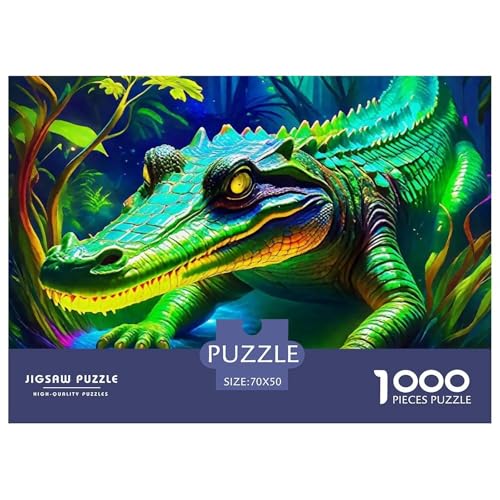 Cocodrilo 1000 Teilen Puzzle Für Erwachsene Und Kinder Ab 12 Jahren Herausforderndes Geschicklichkeitsspiel Für Die Ganze Familie Familienspiel Geschenk Für Liebhaber Oder Freunde 70x50cm/1000pcs Cocodrilo 1000 Teilen Puzzle Für Erwachsene Und Kinder Ab 12 Jahren Herausforderndes Geschicklichkeitsspiel Für Die Ganze Familie Familienspiel Geschenk Für Liebhaber Oder Freunde 70x50cm/1000pcs von GKWEQPQWK