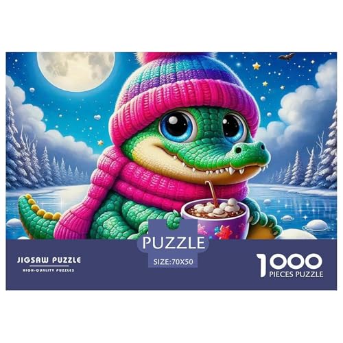 Cocodrilo 1000 Teilen Puzzle Für Erwachsene Und Kinder Ab 12 Jahren Kreative Unterhaltung Spaß Klassisches Geschicklichkeitsspiel Für Die Ganze Familie Familienspiel Geschenk Für Liebhaber Oder Freun von GKWEQPQWK