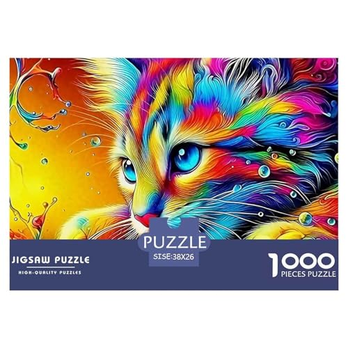 Cute Katze 1000 Teile Puzzle Für Erwachsene Und Kinder Ab 12 Jahren Herausforderndes Geschicklichkeitsspiel Für Die Ganze Familie Familienspiel Geschenk Für Liebhaber Oder Freunde 38x26cm/1000pcs Cute Katze 1000 Teile Puzzle Für Erwachsene Und Kinder Ab 12 Jahren Herausforderndes Geschicklichkeitsspiel Für Die Ganze Familie Familienspiel Geschenk Für Liebhaber Oder Freunde 38x26cm/1000pcs von GKWEQPQWK