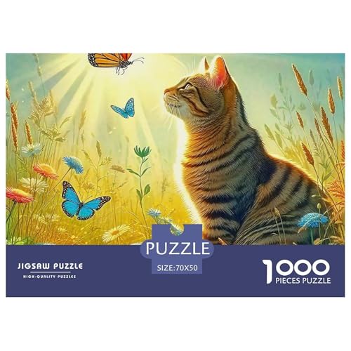 Cute Katze 1000 Teile Puzzle Für Erwachsene Und Kinder Ab 12 Jahren Herausforderndes Premium Quality Familienspiel Geschenk Für Liebhaber Oder Freunde 70x50cm/1000pcs Cute Katze 1000 Teile Puzzle Für Erwachsene Und Kinder Ab 12 Jahren Herausforderndes Premium Quality Familienspiel Geschenk Für Liebhaber Oder Freunde 70x50cm/1000pcs von GKWEQPQWK