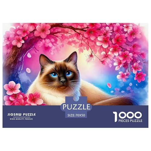 Cute Katze 1000 Teilen Puzzle Für Erwachsene Und Kinder Kreative Unterhaltung Spaß Klassisches Geschicklichkeitsspiel Für Die Ganze Familie Perfekt Für Spieleabende Geschenk Für Liebhaber Oder Freunde von GKWEQPQWK
