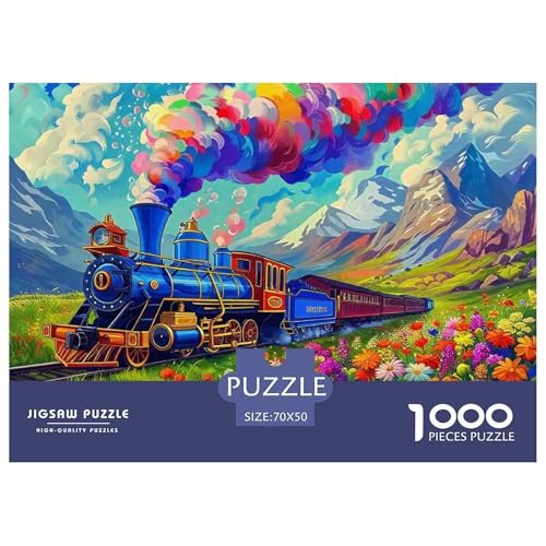 Dampfzug 1000 Teile Puzzle Für Erwachsene Und Kinder Ab 12 Jahren Herausforderndes Geschicklichkeitsspiel Für Die Ganze Familie Familienspiel Geschenk Für Liebhaber Oder Freunde 70x50cm/1000pcs Dampfzug 1000 Teile Puzzle Für Erwachsene Und Kinder Ab 12 Jahren Herausforderndes Geschicklichkeitsspiel Für Die Ganze Familie Familienspiel Geschenk Für Liebhaber Oder Freunde 70x50cm/1000pcs von GKWEQPQWK