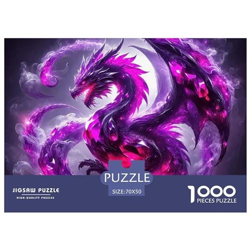 Drachen 1000 Teile Puzzle Für Erwachsene Und Kinder Ab 12 Jahren Herausforderndes Premium Quality Perfekt Für Spieleabende Geschenk Für Liebhaber Oder Freunde 70x50cm/1000pcs Drachen 1000 Teile Puzzle Für Erwachsene Und Kinder Ab 12 Jahren Herausforderndes Premium Quality Perfekt Für Spieleabende Geschenk Für Liebhaber Oder Freunde 70x50cm/1000pcs von GKWEQPQWK