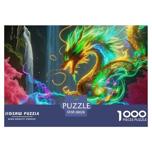 Drachen 1000 Teilen Puzzle Für Erwachsene Und Kinder Ab 12 Jahren Kreative Unterhaltung Spaß Klassisches Geschicklichkeitsspiel Für Die Ganze Familie Perfekt Für Spieleabende Geschenk Für Liebhaber Od von GKWEQPQWK