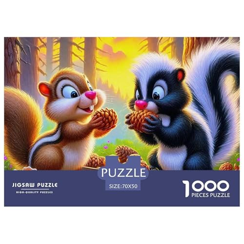 Eichhörnchen 1000 Teile Puzzle Für Erwachsene Und Kinder Ab 12 Jahren Herausforderndes Premium Quality Familienspiel Geschenk Für Liebhaber Oder Freunde 70x50cm/1000pcs Eichhörnchen 1000 Teile Puzzle Für Erwachsene Und Kinder Ab 12 Jahren Herausforderndes Premium Quality Familienspiel Geschenk Für Liebhaber Oder Freunde 70x50cm/1000pcs von GKWEQPQWK