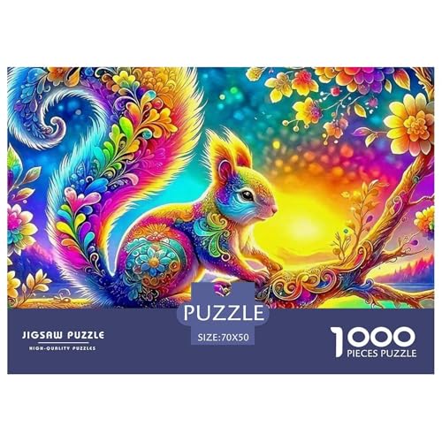 Eichhörnchen 1000 Teilen Puzzle Für Erwachsene Und Kinder Ab 12 Jahren Herausforderndes Geschicklichkeitsspiel Für Die Ganze Familie Familienspiel Geschenk Für Liebhaber Oder Freunde 70x50cm/1000pcs Eichhörnchen 1000 Teilen Puzzle Für Erwachsene Und Kinder Ab 12 Jahren Herausforderndes Geschicklichkeitsspiel Für Die Ganze Familie Familienspiel Geschenk Für Liebhaber Oder Freunde 70x50cm/1000pcs von GKWEQPQWK