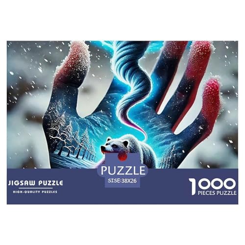 Eisbär 1000 Teile Puzzle Für Erwachsene Und Kinder Ab 12 Jahren Herausforderndes Premium Quality Perfekt Für Spieleabende Geschenk Für Liebhaber Oder Freunde 38x26cm/1000pcs Eisbär 1000 Teile Puzzle Für Erwachsene Und Kinder Ab 12 Jahren Herausforderndes Premium Quality Perfekt Für Spieleabende Geschenk Für Liebhaber Oder Freunde 38x26cm/1000pcs von GKWEQPQWK