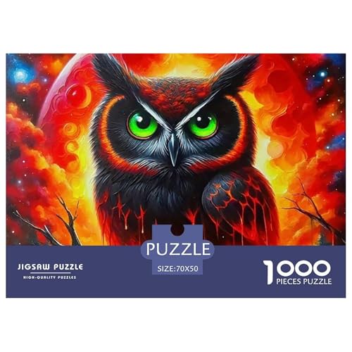 Eule 1000 Teile Puzzle Für Erwachsene Und Kinder Ab 12 Jahren Herausforderndes Premium Quality Familienspiel Geschenk Für Liebhaber Oder Freunde 70x50cm/1000pcs Eule 1000 Teile Puzzle Für Erwachsene Und Kinder Ab 12 Jahren Herausforderndes Premium Quality Familienspiel Geschenk Für Liebhaber Oder Freunde 70x50cm/1000pcs von GKWEQPQWK