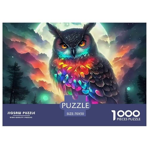 Eule 1000 Teilen Puzzle Für Erwachsene Und Kinder Ab 12 Jahren Herausforderndes Geschicklichkeitsspiel Für Die Ganze Familie Familienspiel Geschenk Für Liebhaber Oder Freunde 70x50cm/1000pcs Eule 1000 Teilen Puzzle Für Erwachsene Und Kinder Ab 12 Jahren Herausforderndes Geschicklichkeitsspiel Für Die Ganze Familie Familienspiel Geschenk Für Liebhaber Oder Freunde 70x50cm/1000pcs von GKWEQPQWK