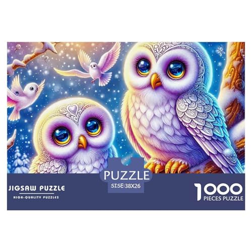 Eule 1000 Teilen Puzzle Für Erwachsene Und Kinder Herausforderndes Premium Quality Perfekt Für Spieleabende Geschenk Für Liebhaber Oder Freunde 38x26cm/1000pcs Eule 1000 Teilen Puzzle Für Erwachsene Und Kinder Herausforderndes Premium Quality Perfekt Für Spieleabende Geschenk Für Liebhaber Oder Freunde 38x26cm/1000pcs von GKWEQPQWK
